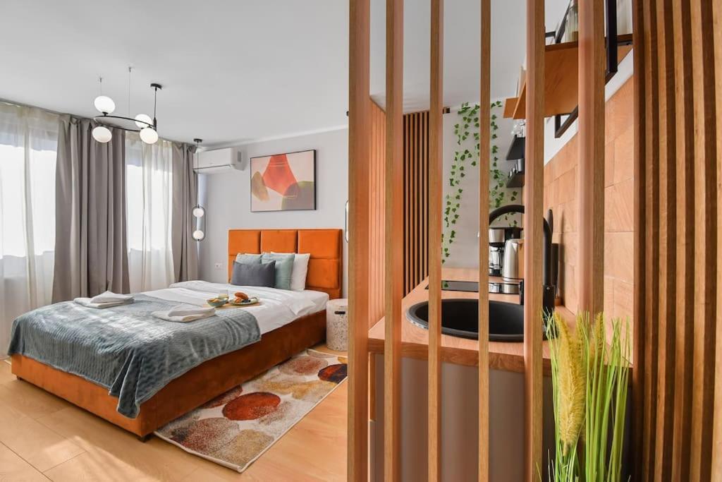 Mysa Modern Studio * Near Cismigiu Park * Netflix Bucharest Luaran gambar